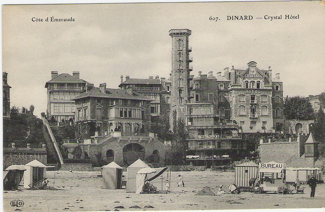 Carte Postale Ancienne Dinard – La Plage, L'Heure Du Bain, Collection